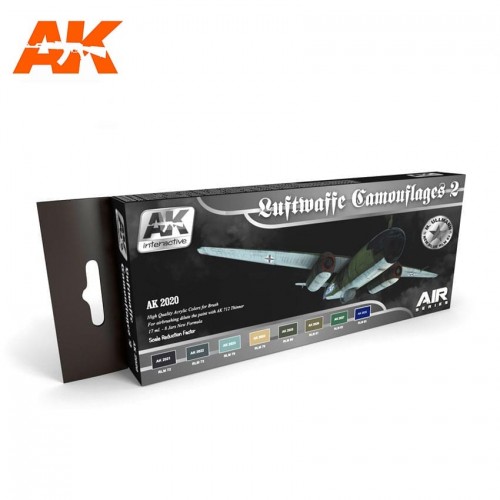 AK INTERACTIVE COLORS LUFTWAFFE CAMOUFLAGES Vol.2 AK2020